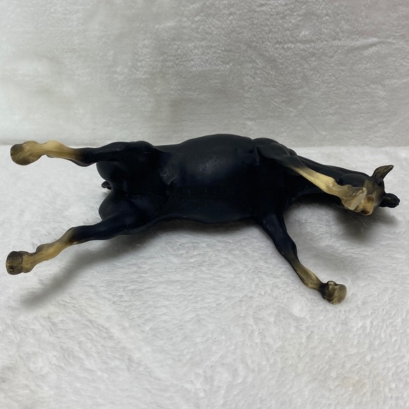 VTG Breyer Bucking‎ Bronco Model #190 Horse Black Stallion Cowboy Cowgirl Rodeo - Picture 7 of 14